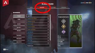 How To Show Unlock Change Stats Tracker In Apex Legends Banner Settings Youtube