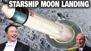 Genius! How SpaceX and NASA land Starship On The Moon