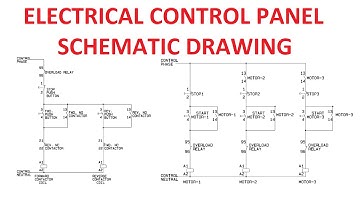 READ ELECTRICAL SCHEMATIC DRAWING  #electrical #automation #electrician #schematics #controlpanel