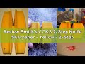 Review Smith's CCKS 2-Step Knife Sharpener - Yellow - 2-Step Preset Coarse &amp; Fine Slots - Outdoor Ha