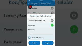 Cara mengganti kata sandi hotspot di samsung z2 screenshot 3