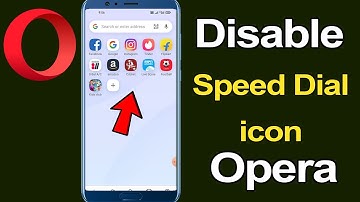 How to disable speed dial icons from Opera on Android? // Smart Enough