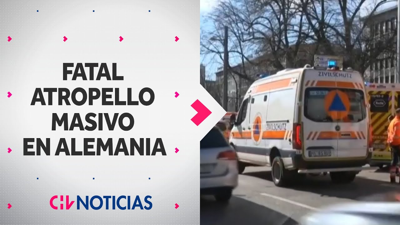 ATROPELLO MASIVO en Alemania deja al menos un muerto y varios heridos en Mannheim - CHV Noticias