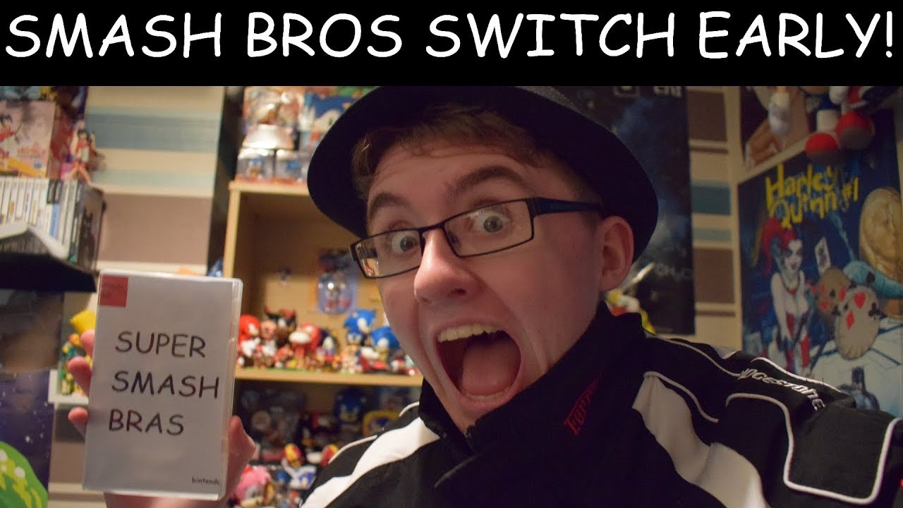 Meme Man Gets Smash Bros Switch Early!