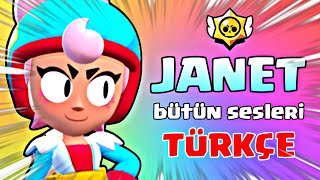 JANET BÜTÜN SESLERİ TÜRKÇE ANLAMI - Brawl Stars #stuntshow