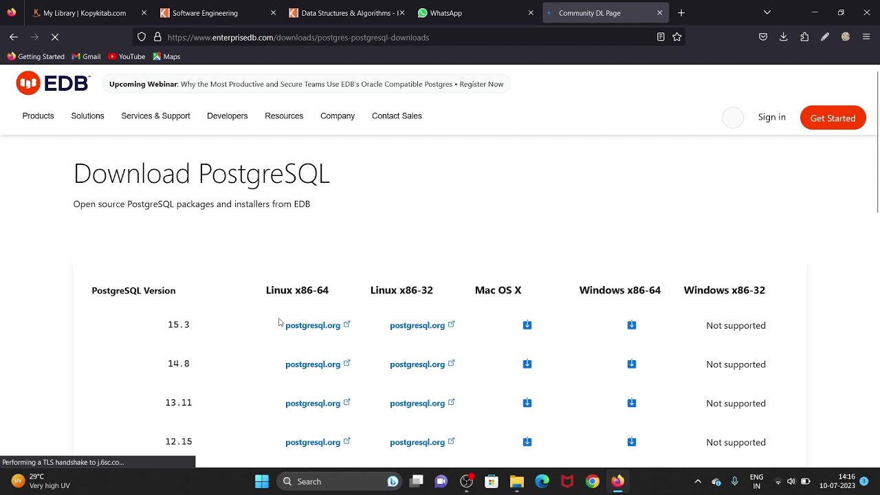 How to download and install PostgreSQL | how to write query in sql