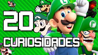 20 Curiosidades de LUIGI 👻 TODOS los SECRETOS ocultos y DATOS que se CONOCEN 💚