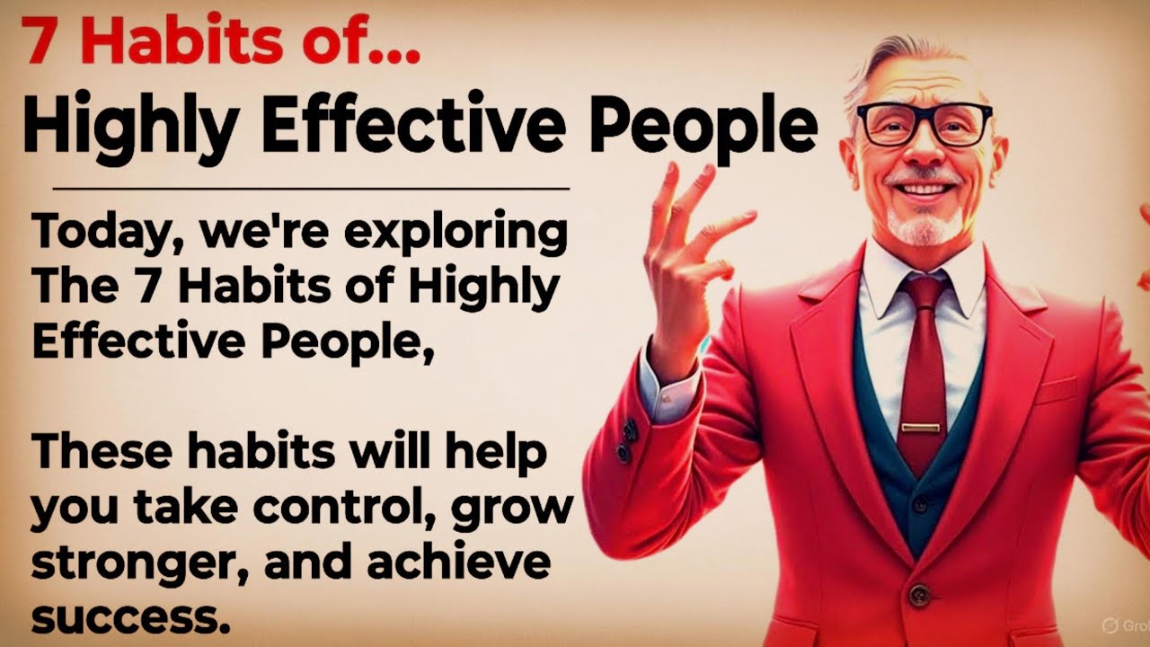 7 Habits of Highly Effective People Book Summary || Graded Reader || Improve Your English Fluency ✅