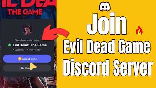 كيفية الانضمام إلى خادم ديسكورد للعبة Evil Dead على الهاتف المحمول screenshot 2