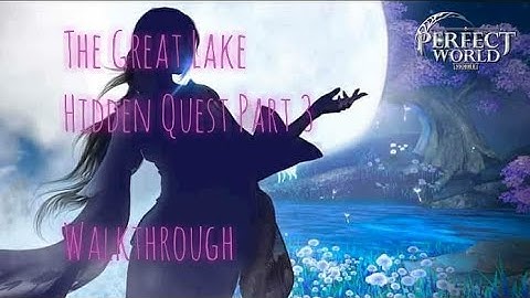 The Great Lake | Hidden Quest Guide/Walkthrough Part 3 | Swim Meet