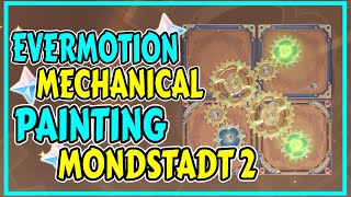 Evermotion Mechanical Invoker Painting: Mondstadt 2 Gear Puzzle Event [Genshin Impact]