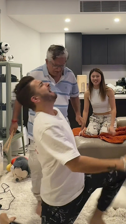 His Father is angry 😡🤪 #shorts #couple #relationship