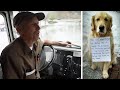 Un Conductor De UPS Cree Que Está Rescatando A Un Perro Hasta Que Lee Una Nota En Su Cuello