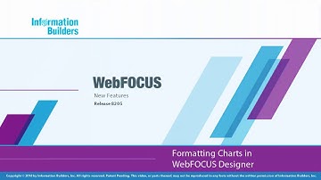 Formatting Charts in WebFOCUS Designer