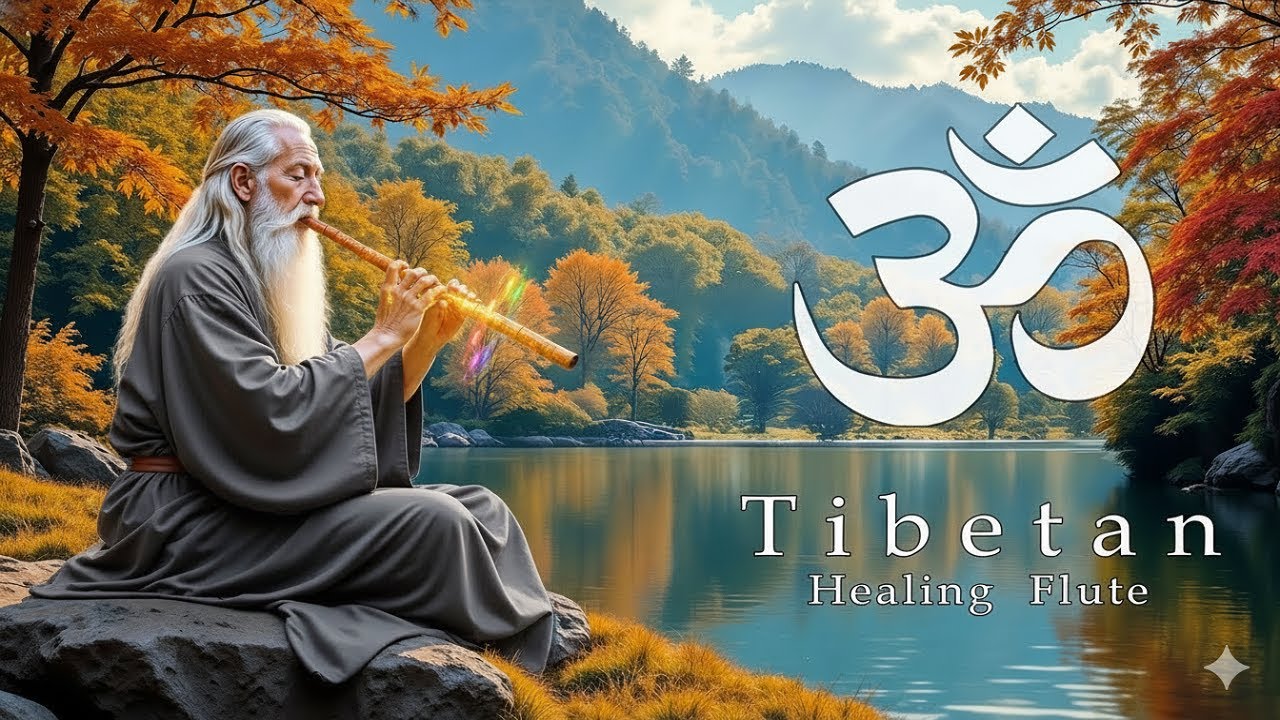 Tibetan Healing Flute - Healing All Damage to Body and Mind - Ethereal Meditative Ambient Music