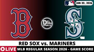 BOSTON RED SOX VS SEATTLE MARINERS ⚾️ MLB Game Score Radio Play-by-Play