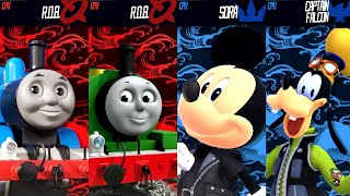 Thomas & Percy vs Mickey & Goofy - Requested Smash Bros Battle