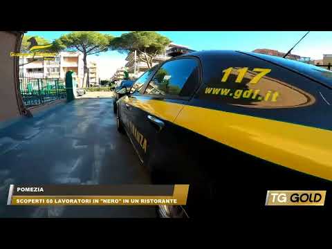 Video POMEZIA: SCOPERTI 60 LAVORATORI IN NERO IN UN RISTORANTE