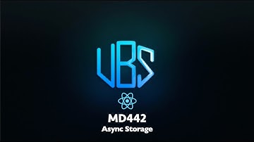 React Native : Async Storage