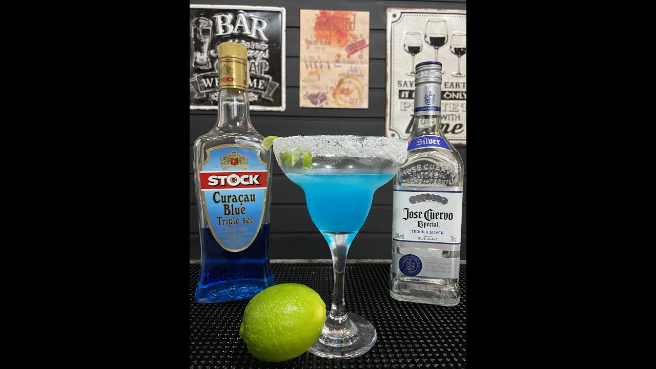 Receita Margarita Azul YouTube