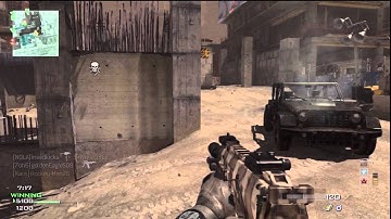 CoD Modern Warfare 3 Team Death Match Hardhat 23-4 MP7 ext mags + silencer