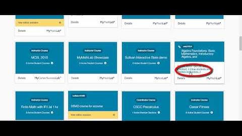 MyLab and Modified Mastering Edit Course Details update July 2016