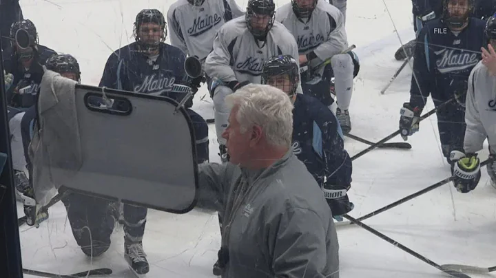 Longtime coach of the UMaine men's ice hockey team...