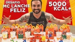 Desafio de velocidade #4 - 10 McLanches Feliz (BUGOU o McDonalds!!)