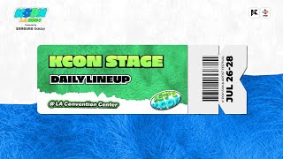 KCON LA 2024] KCON STAGE LINEUP ? - YouTube