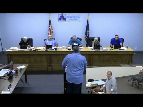 07 20 2022 Franklin County Board of County Commissioners Meeting