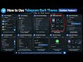 How to Use Telegram Dark Theme Custom Feature
