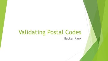 Validating Postal Codes,Hacker Rank,Pyhton3,V2