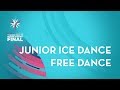 Ice Dance Free Dance | ISU Junior Grand Prix Final | Torino 2019 | #JGPFigure