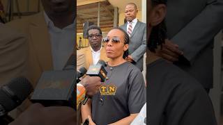 Hon. Zanetor Rawlings Address The Media After Joining Parliamentary Committee To Inspect Recruitment