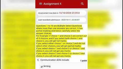NPTEL || Developing soft skills and personality | Assignment 4 answers