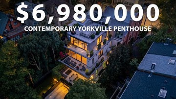 Contemporary Yorkville Penthouse - $6,980,000