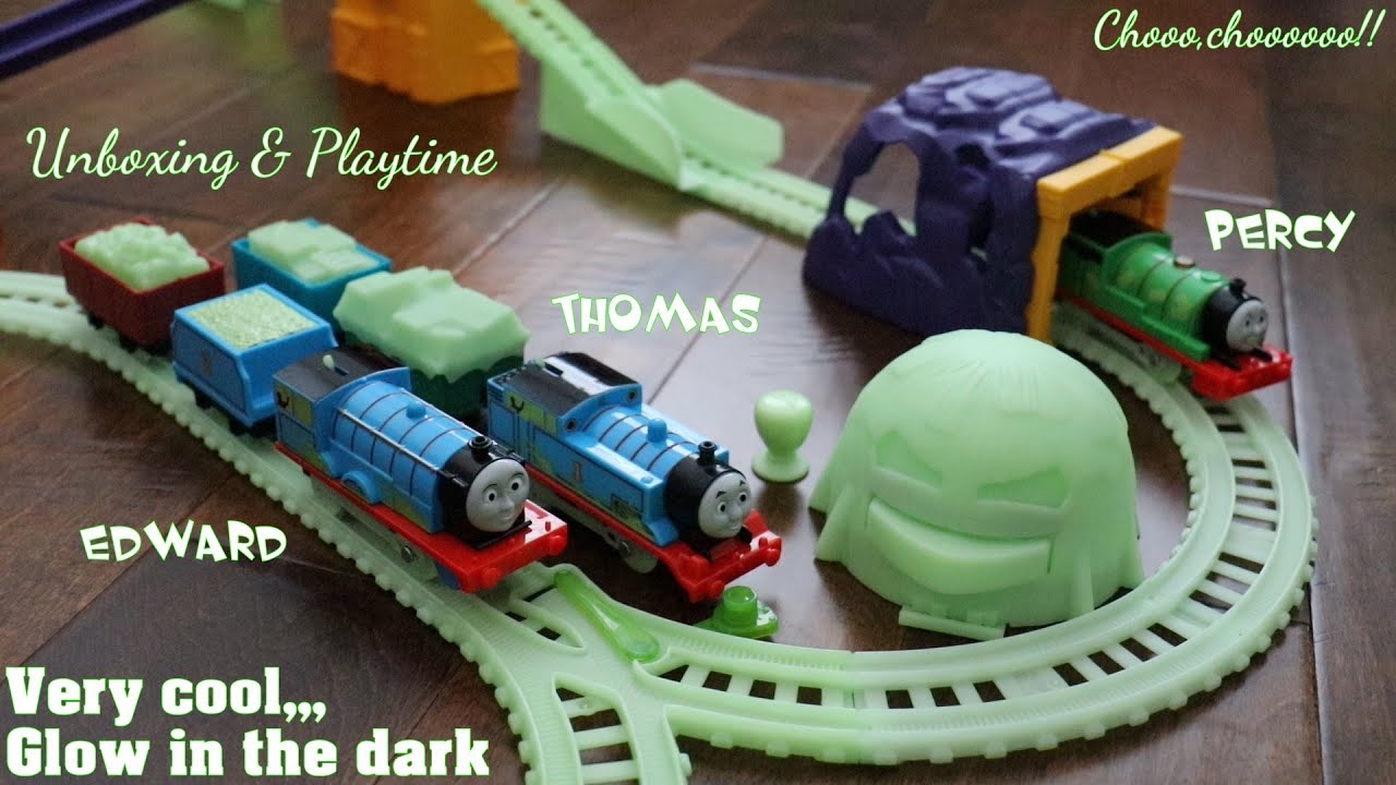 thomas the train glow in the dark track