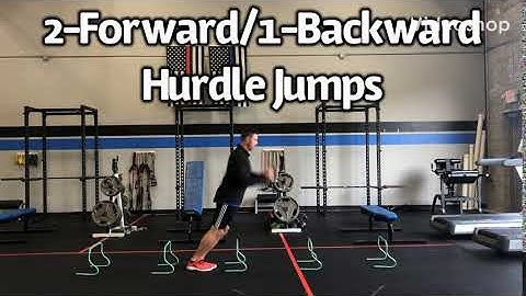 2 Forward 1 Backward Hurdle Jumps