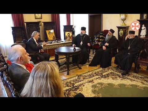 პატრიარქმა წითელი ჯვრის საერთაშორისო ორგანიზაციის პრეზიდენტი და მისი თანმხლები პირები მიიღო