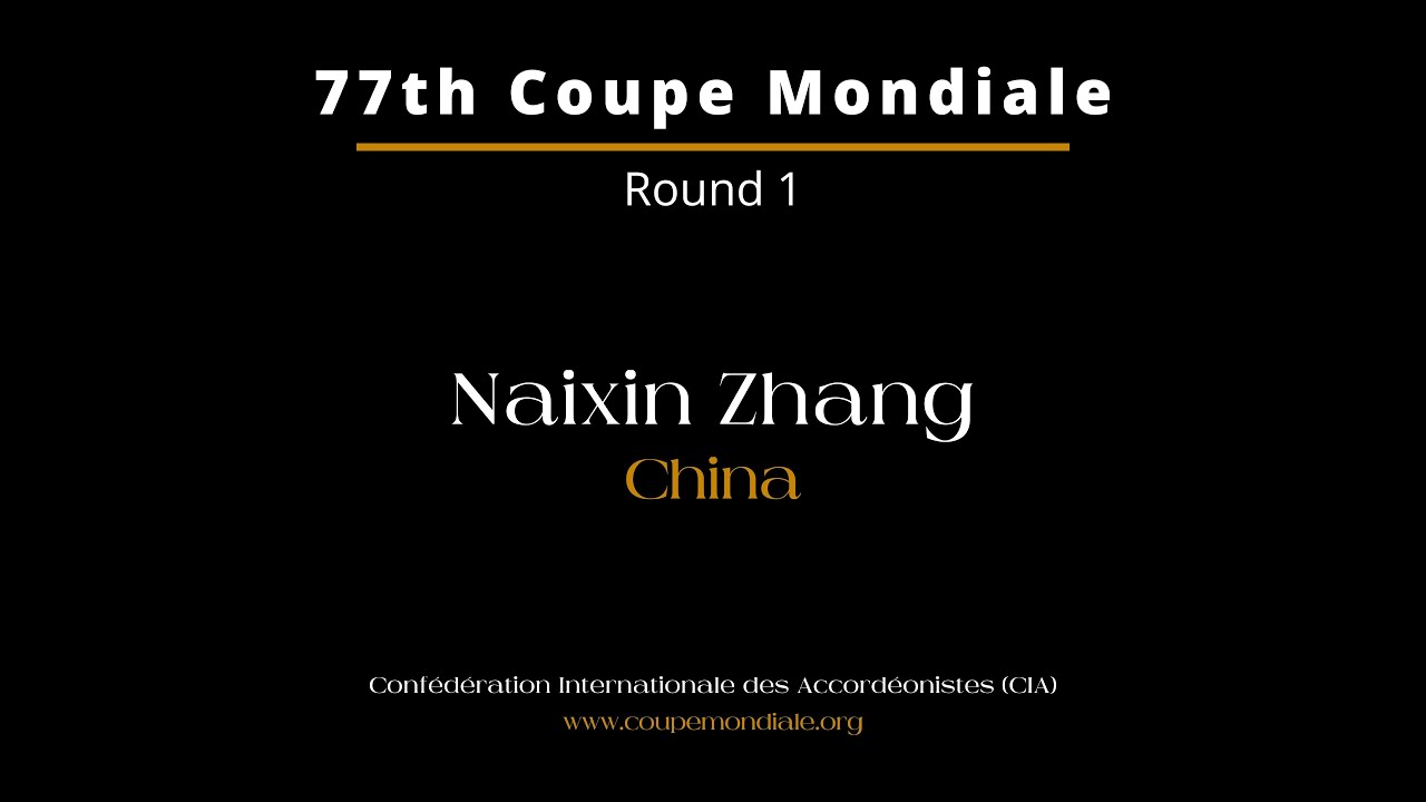Naixin Zhang - China - 77th Coupe Mondiale 2024 - Round 1