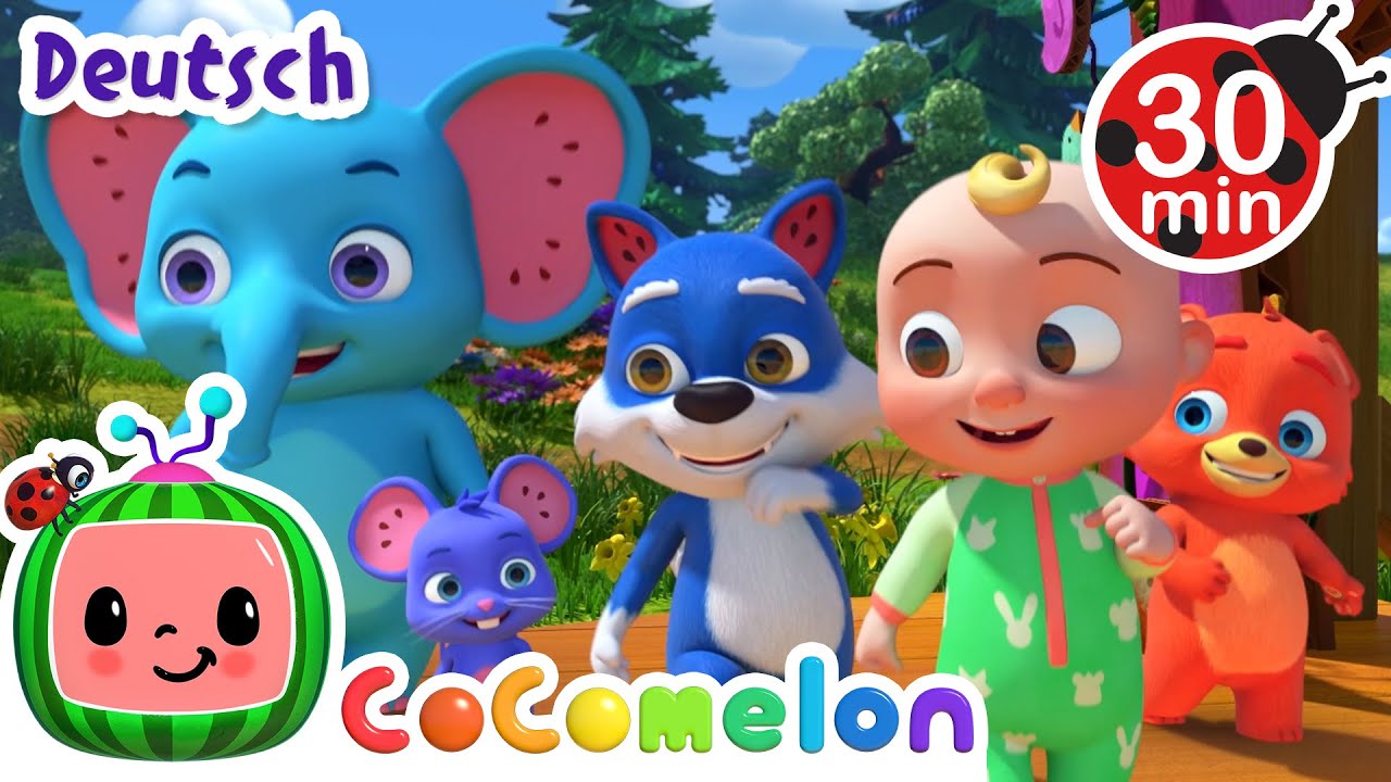 Old MacDinald hat 'ne Farm - JJ's fantasie Tiere - Animal Time | Moonbug Kids Deutsch