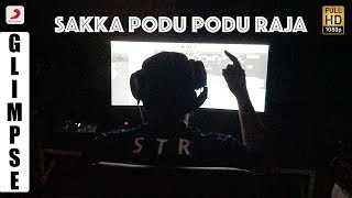 Sakka Podu Podu Raja - Glimpse of Song Recording | STR | Santhanam | VTV Ganesh