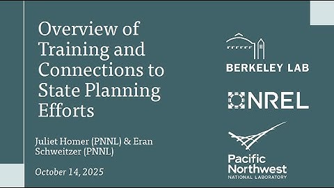 Overview of Webinar Series and Connections to State Planning Efforts