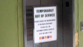 Out of Service Otis Hydraulic Elevator at Exton Square Mall Carriage Parking Garage JCPENNY side