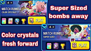color crystals fresh forward rumble | super sized bombs away | match masters | 2 In 1