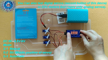 HJ Servo Tester 1-4S Multi function Servo Tester-Gearbest.com