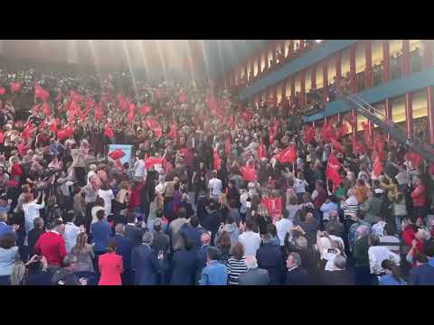 Llegada de Pedro S&aacute;nchez al Palacio de Festivales