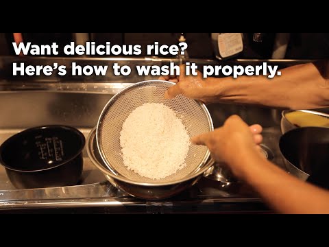 تصویری: آیا باید برنج نیشیکی را آبکشی کنم؟