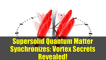 Supersolid Quantum Matter Synchronizes: Vortex Secrets Revealed!