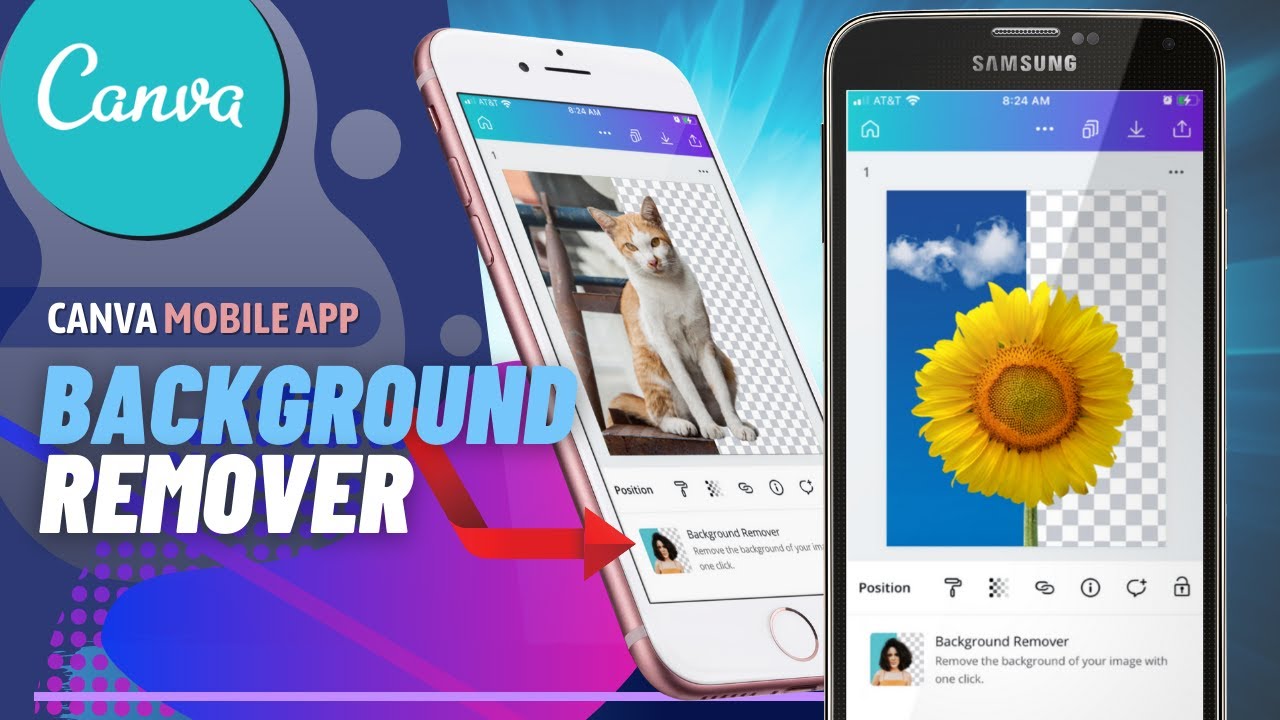 How To Remove Backgrounds In The Canva Mobile App - YouTube